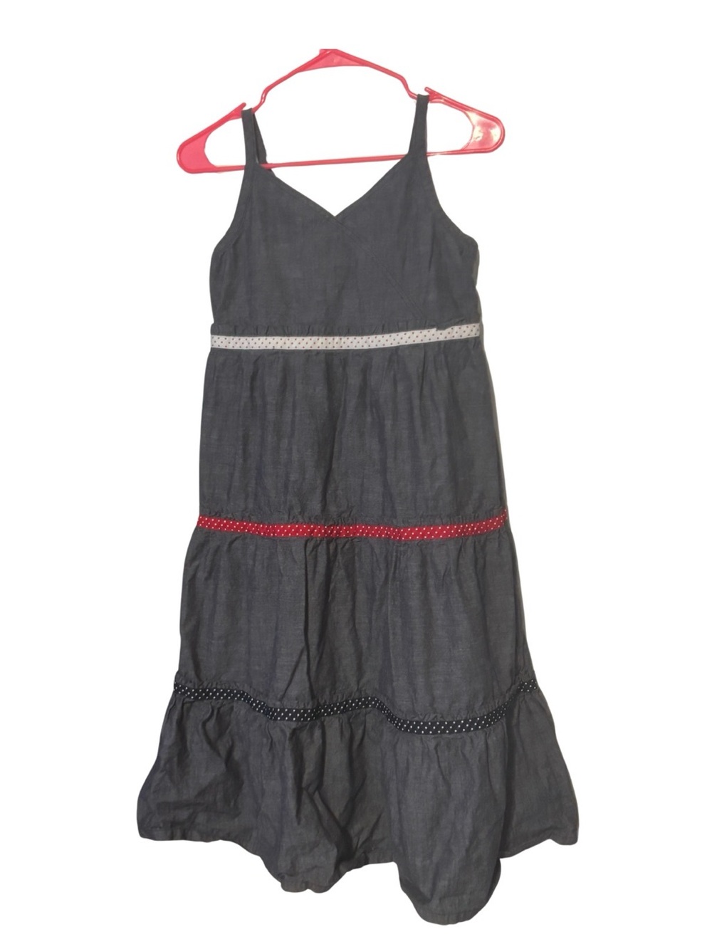 Super lightweight Denim Red White & Blue Dress